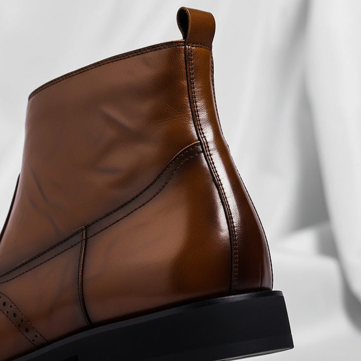James | Elegante und bequeme italienischem Leder Stiefel 3