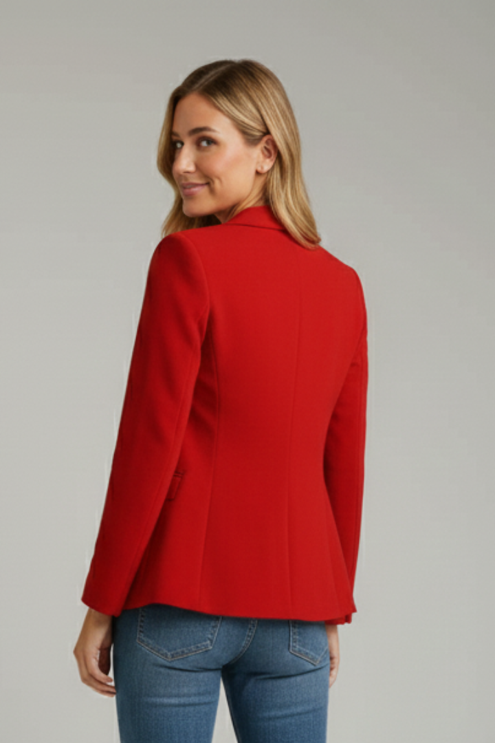 Jasmin | Eleganter Maßgeschneiderter Blazer Damen mit Fallendem Revers 4