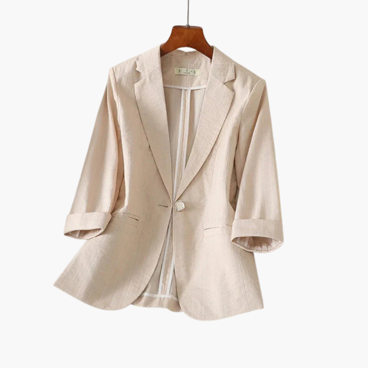 Jasmin | Eleganter, Maßgeschneiderter Blazer Damen in Zartrosa 3