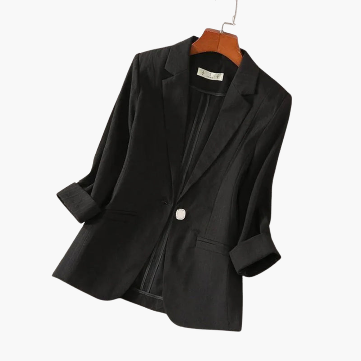 Jasmin | Eleganter, Maßgeschneiderter Blazer Damen in Zartrosa 4