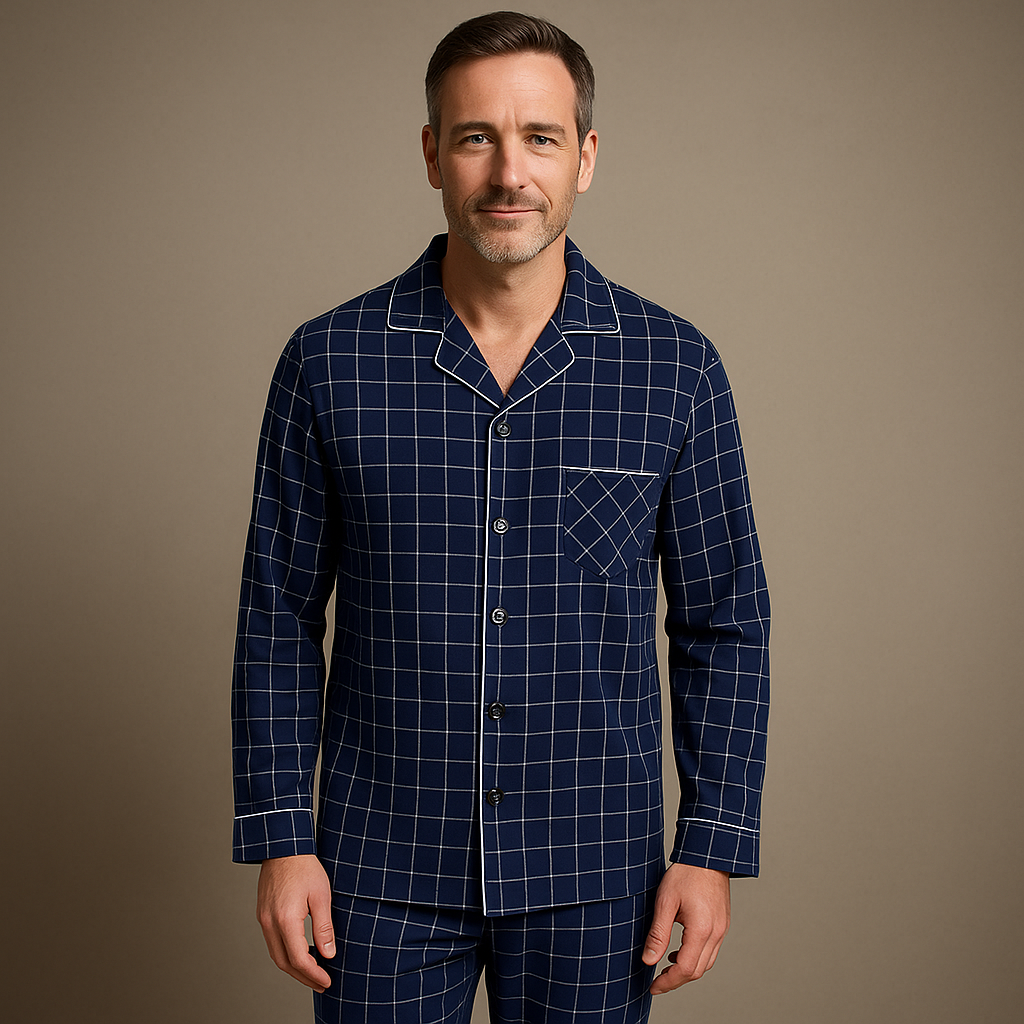 Jason | Bequemer und stylischer Herren-Pyjama mit Streifen 1
