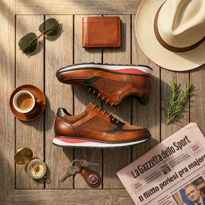 Jasper | Elegante & Bequeme Herren Sneaker aus Leder und Wildleder 5