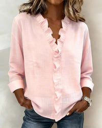 Elisa | Romantic Ruffled Blouse with Feminine Charm