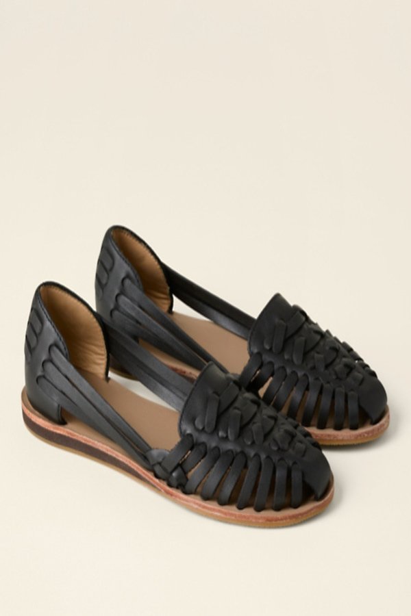 Jessika | Bequeme handgefertigte Leder Huarache Sandalen 0