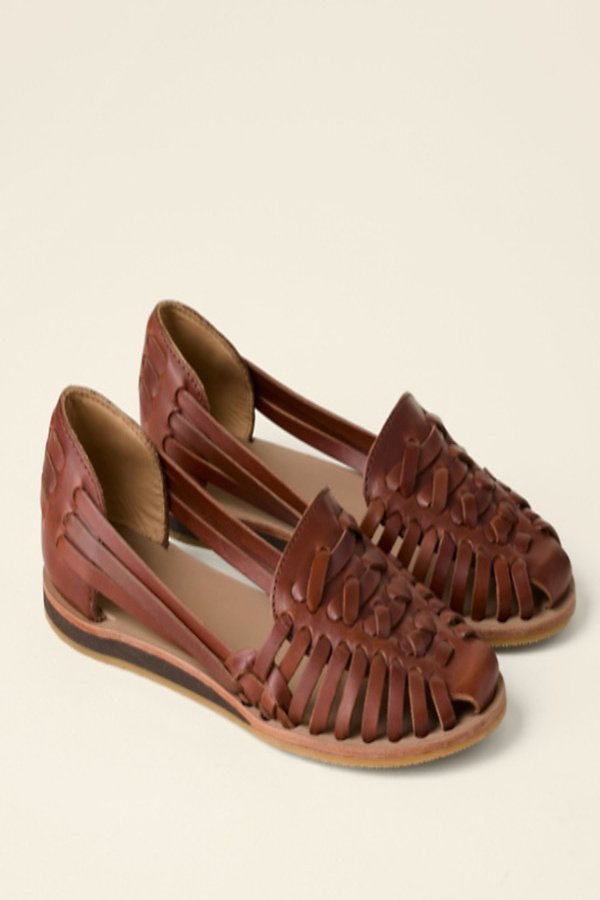 Jessika | Bequeme handgefertigte Leder Huarache Sandalen 1