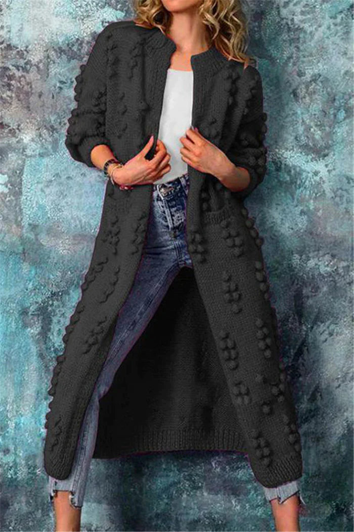 Johanna | Trendiger und stilvoller langer Strickjacke 0
