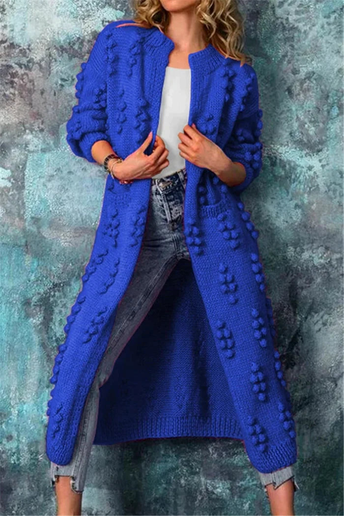 Johanna | Trendiger und stilvoller langer Strickjacke 3