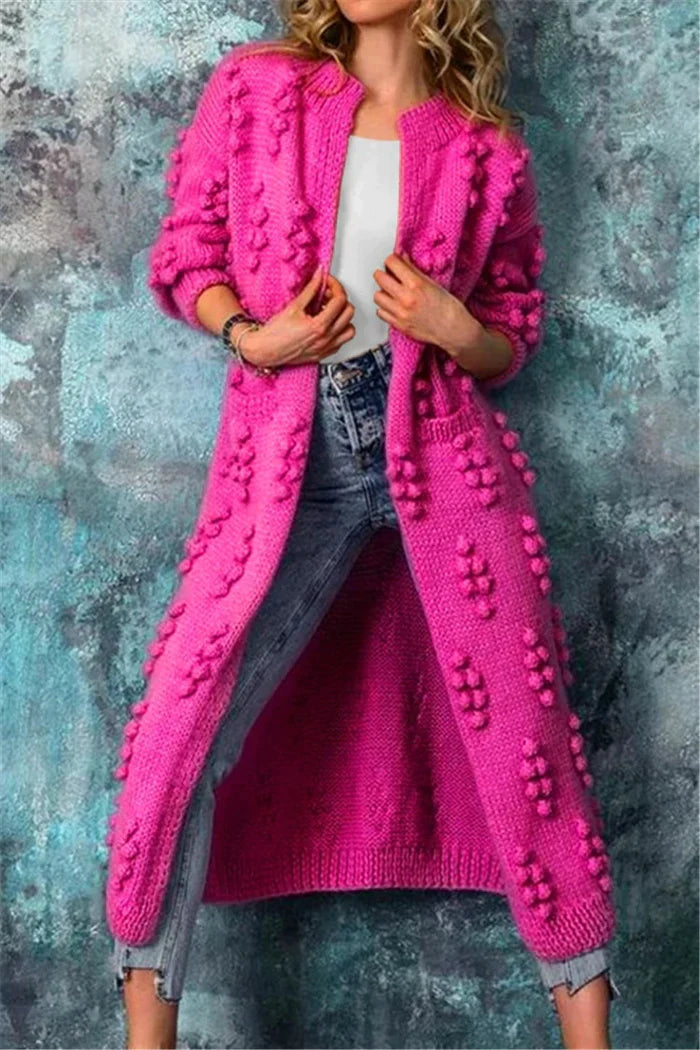 Johanna | Trendiger und stilvoller langer Strickjacke 7