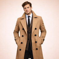 Maximilian | Eleganter und warmer langer Herrenmantel