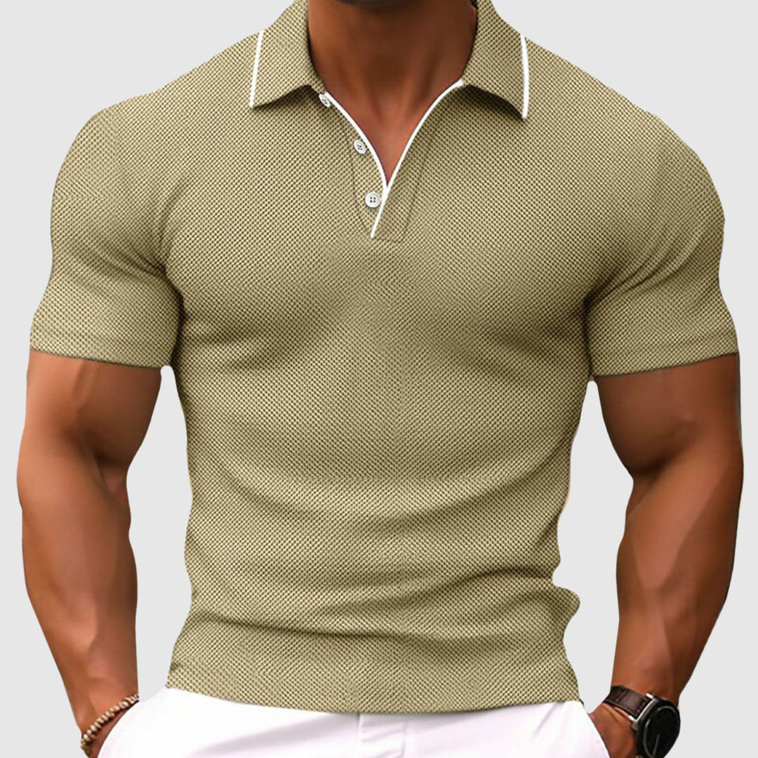Jovan | Poloshirt Herren Atmungsaktiv Modern Fit Elegante Passform 0