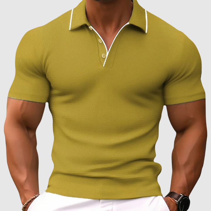Jovan | Poloshirt Herren Atmungsaktiv Modern Fit Elegante Passform 3