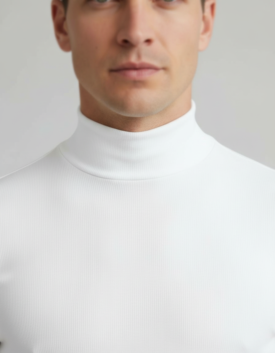 Jovian | Elegantes, Atmungsaktives &amp; Slim-Fit Herren Rollkragen-T-Shirt 4