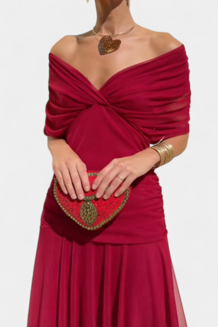 Jovita | Elegantes Maxikleid für Festliche Anlässe – Kunstvoller Blumendruck & Fließende Maxilänge 3