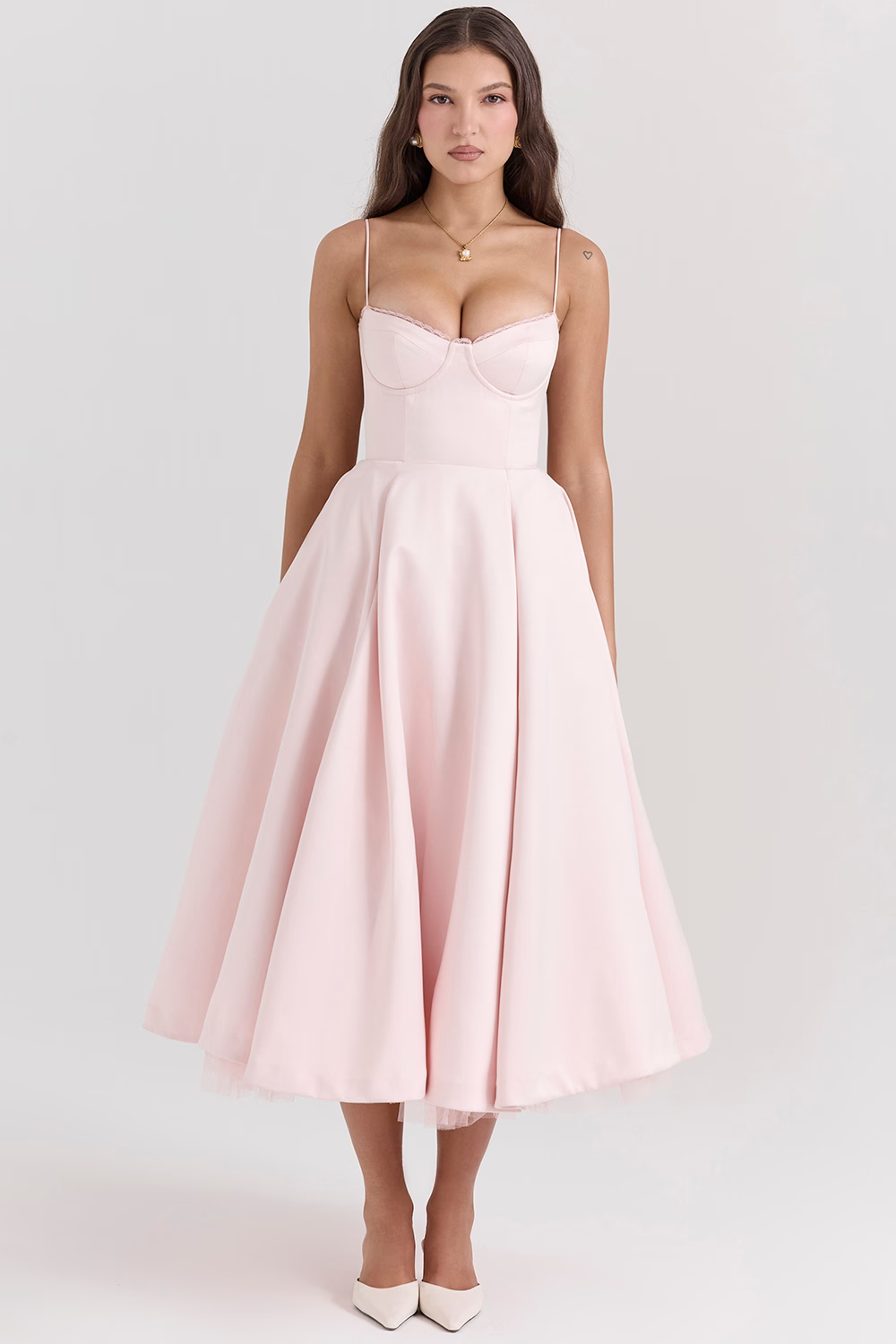 Julia | Preiswertes und fließendes Midikleid 8