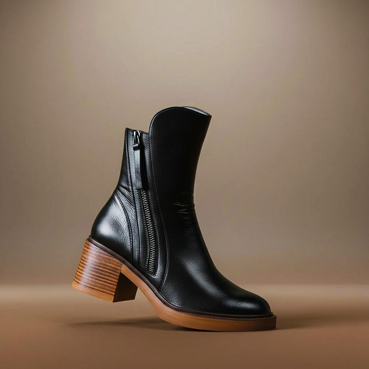 Julia | Stilvolle und komfortable Lederstiefeletten 1