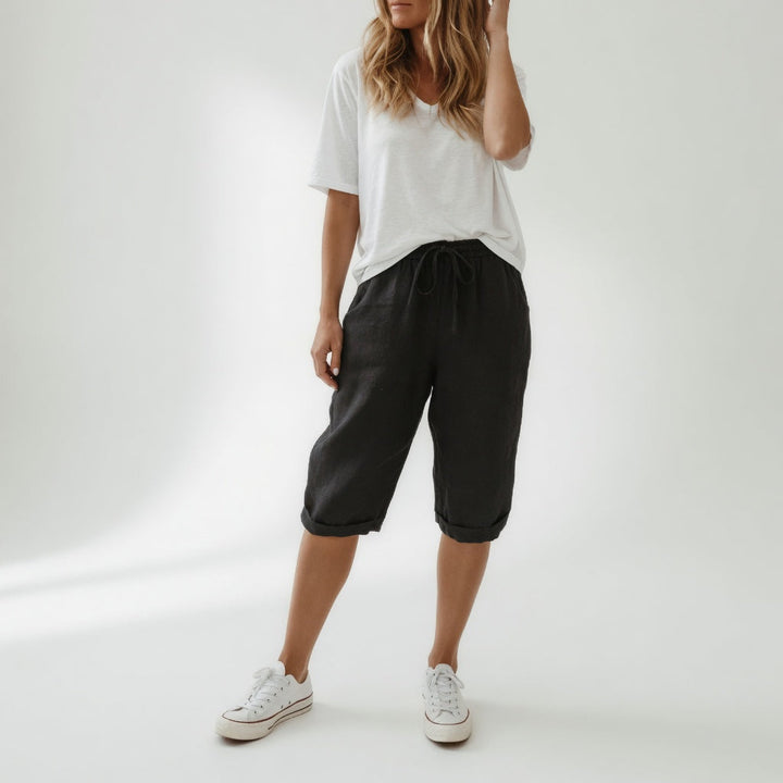 Julians | Atmungsaktive, Lässige & Stilvolle Bermuda Shorts Damen Knielang 3