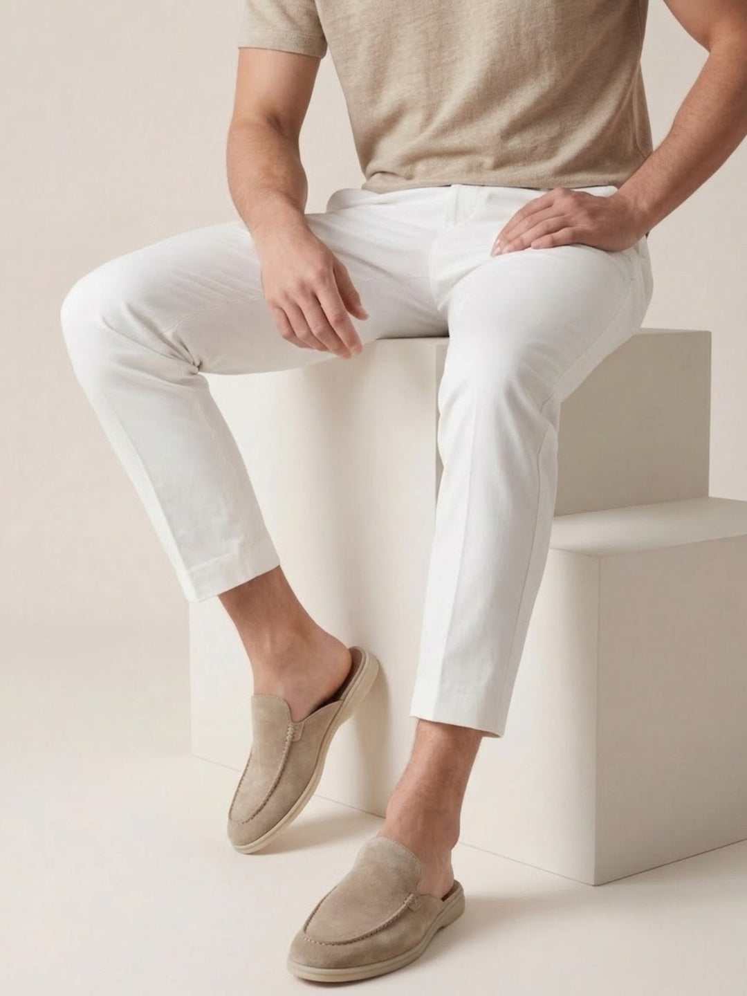 Julius | Bequeme, Atmungsaktive Herren Pantoletten – Stilvolle Slip-Ons für Entspannte Tage 1