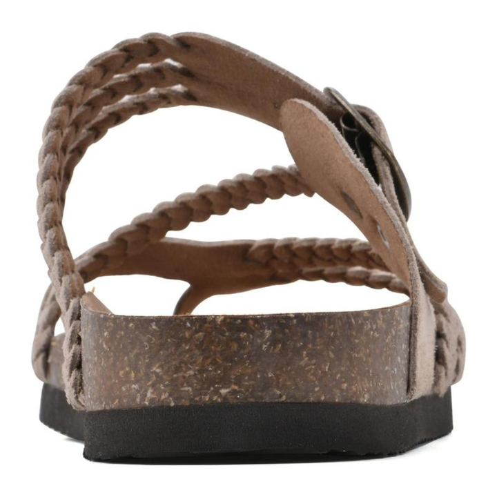 Juna | Bequeme Damensandalen aus Wildleder mit Anatomischem Fußbett 5
