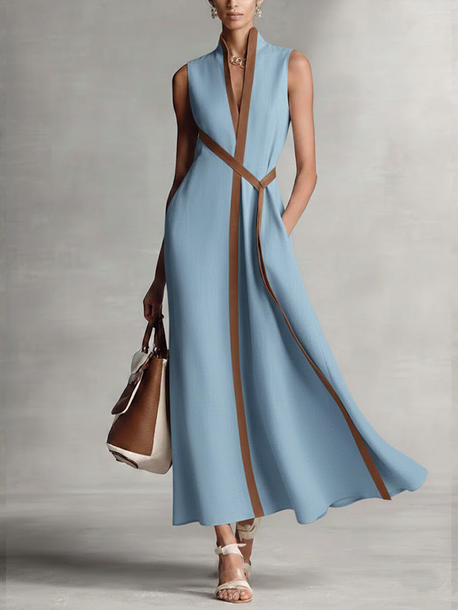 Juna | Elegantes, Luftiges Wickel-Maxikleid für Damen – Perfekt für Sommer und Festlichkeiten 2