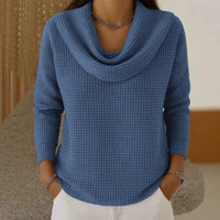 Victoria | Elegant and Warm Waffle Knit Sweater for Women