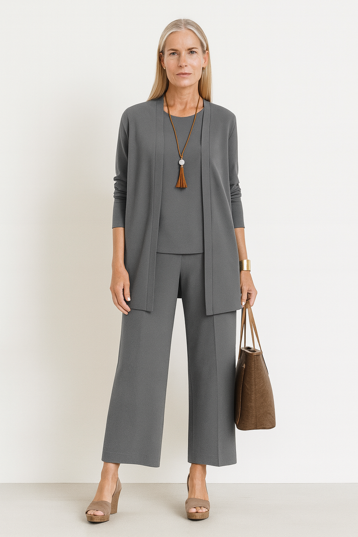 Karin | Elegantes, Leichtes &amp; Vielseitiges Dreiteiliges Set für Stilbewusste Frauen 0