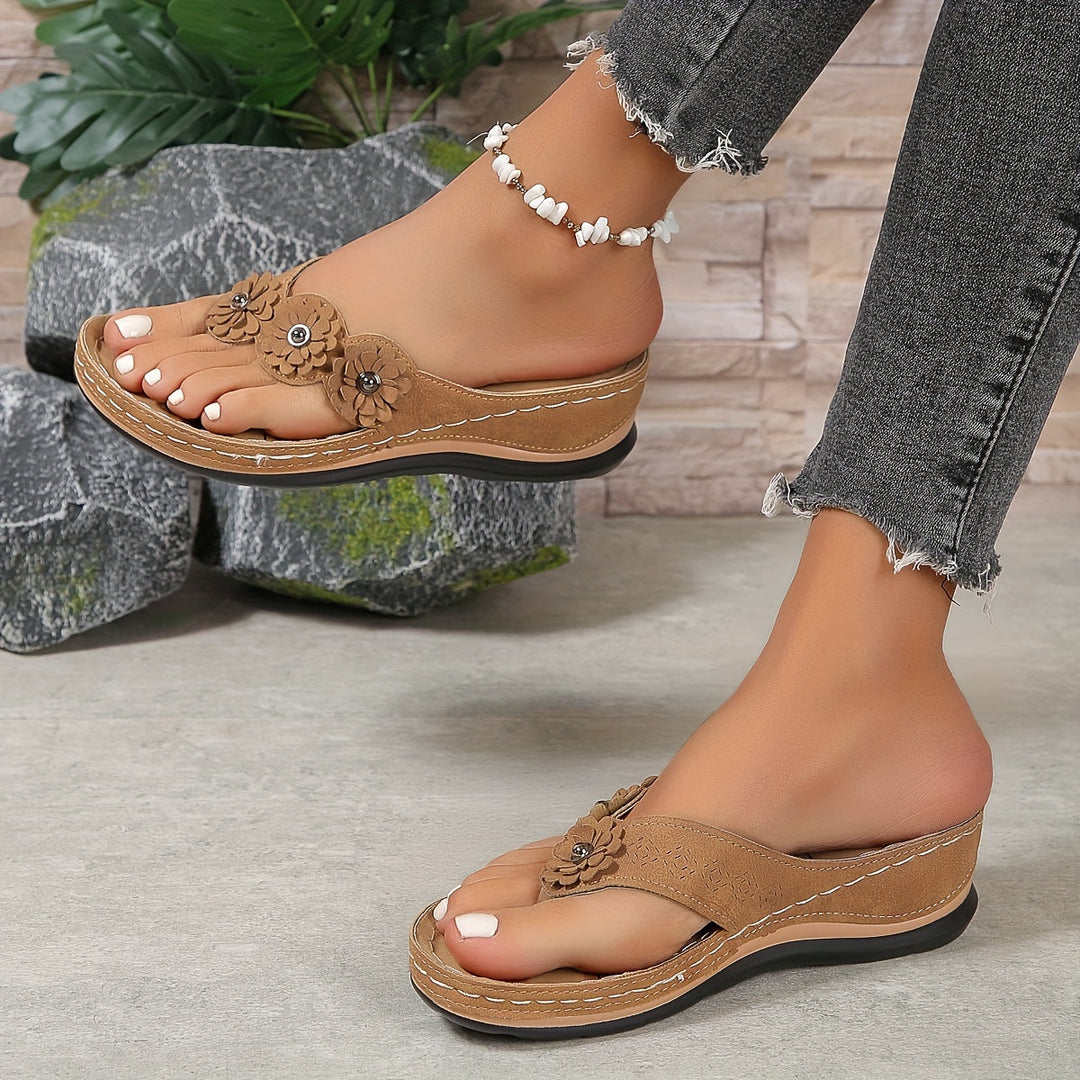 Karolin | Elegante und zeitlose orthopädische Sandalen zum Hineinschlüpfen 5