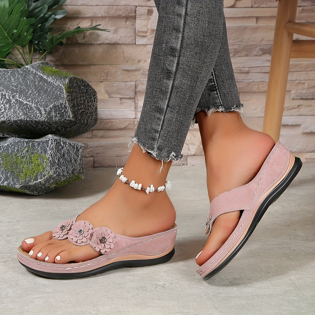 Karolin | Elegante und zeitlose orthopädische Sandalen zum Hineinschlüpfen 7