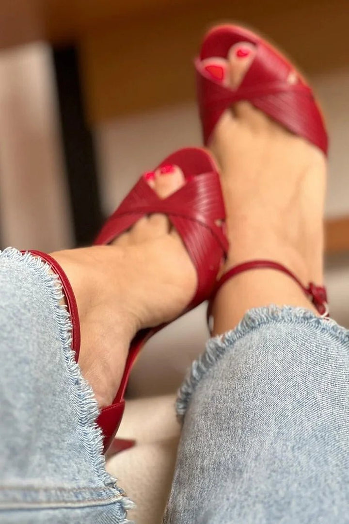 Karolin | Stilvolle und bequeme Stilettoabsatz Sandalen 1