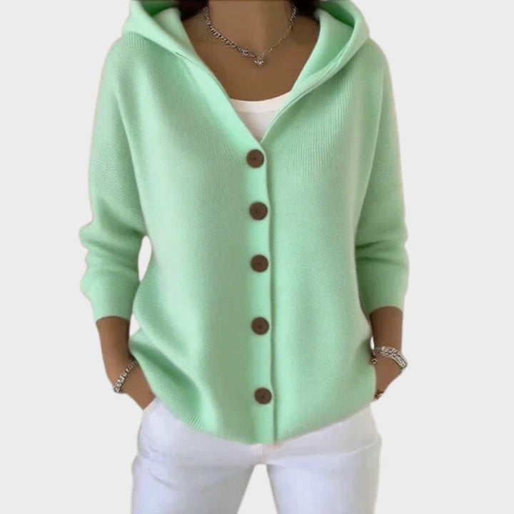Kerstin | Vielseitige und weiche Strickjacke mit Kapuze 2