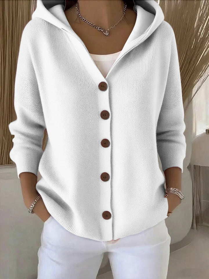 Kerstin | Vielseitige und weiche Strickjacke mit Kapuze 4