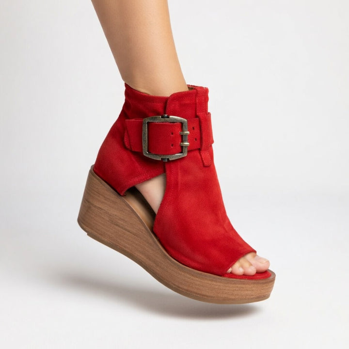 Kira | Atmungsaktive, Elegante Keilsandalen Damen – Komfortable, Zeitlose Keilsandale für Stilbewusste 1