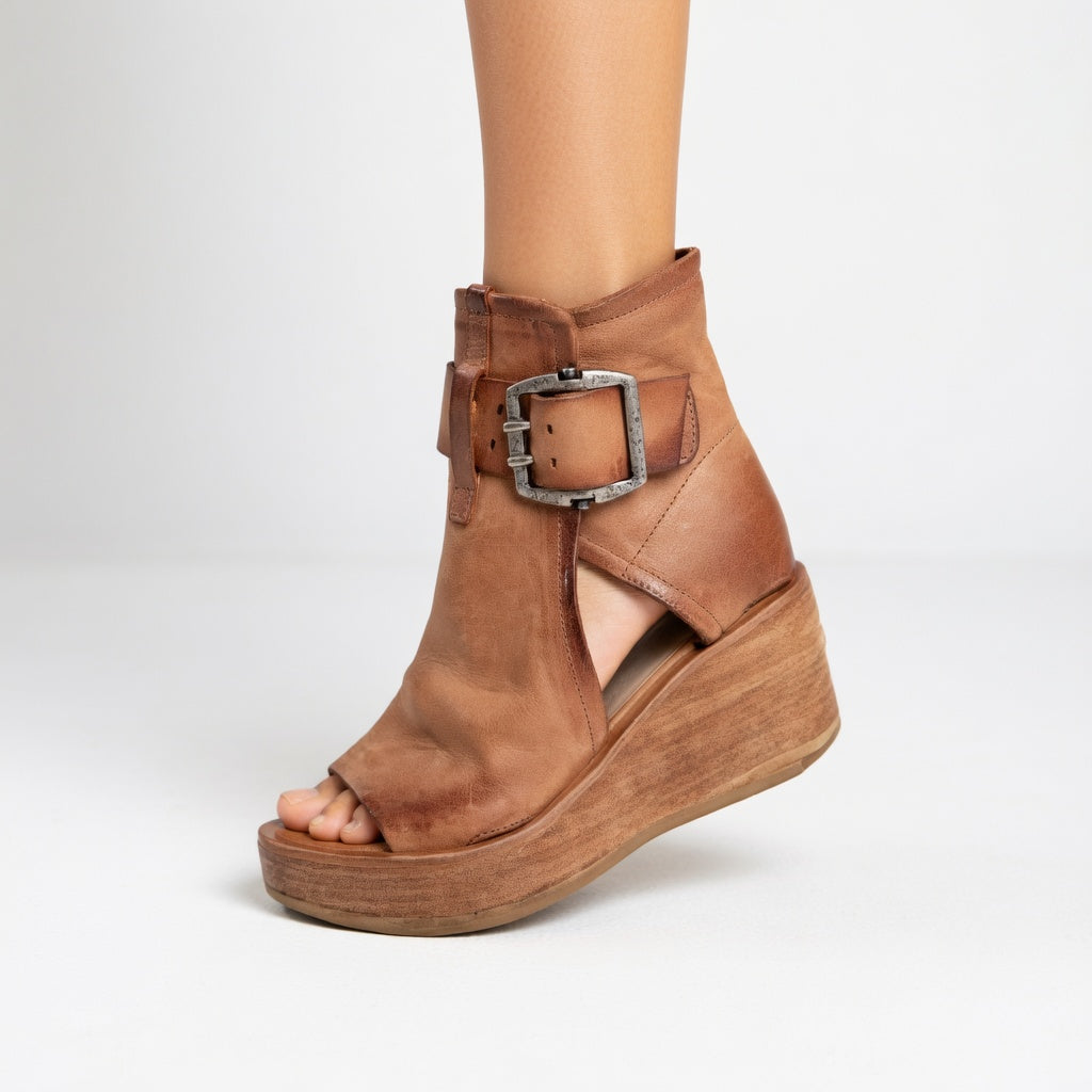 Kira | Atmungsaktive, Elegante Keilsandalen Damen – Komfortable, Zeitlose Keilsandale für Stilbewusste 2