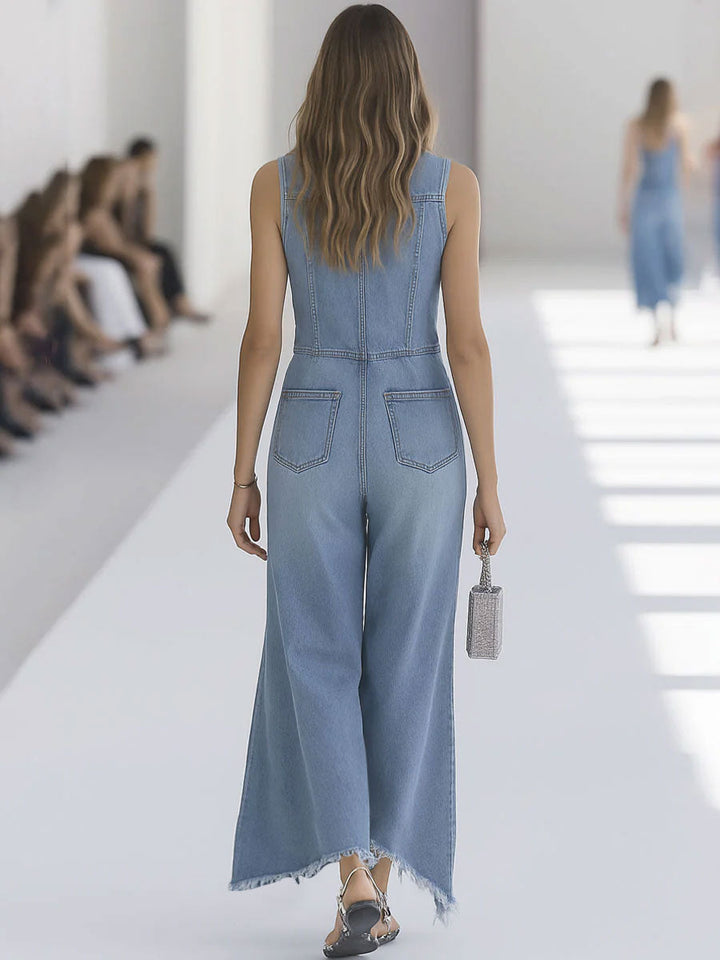Kira | Eleganter, Festlicher & Stilvoller Damen Jumpsuit – Ideal für den Sommer in Schwarz 2