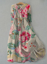Lina | Leichtes florales Sommerkleid für Damen