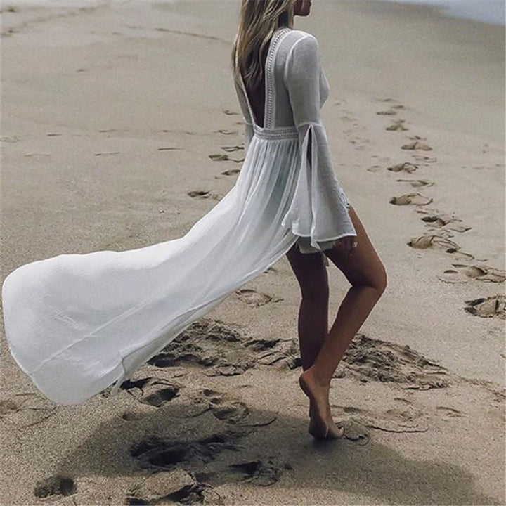 Klaudia | Elegantes und luftiges Maxi Strandkleid 5