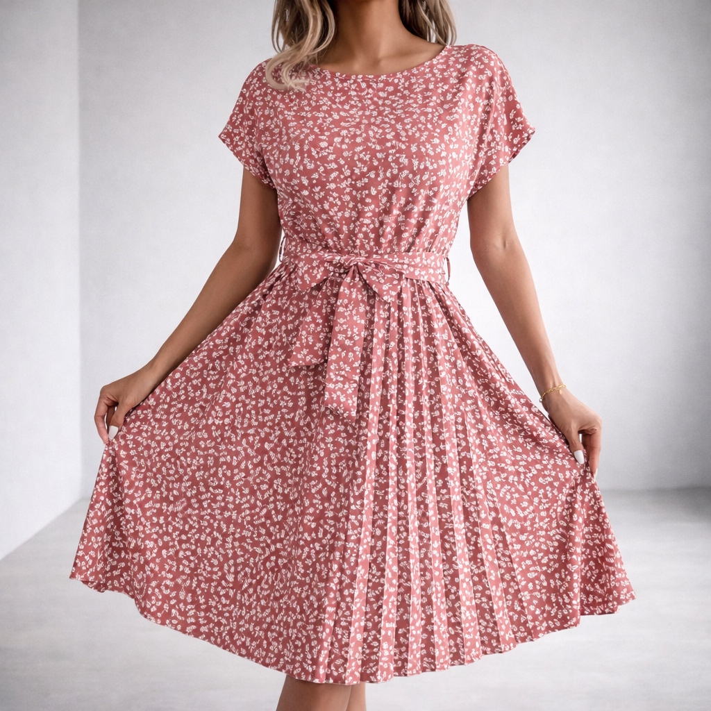 Lara | Elegantes, Florales Sommerkleid für Damen – Bequem & Atmungsaktiv 4