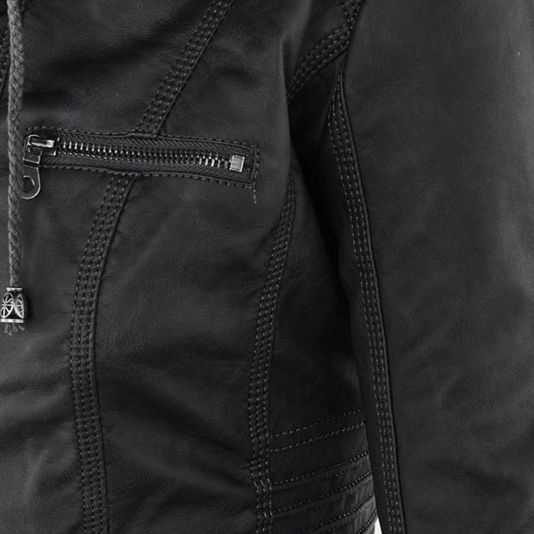 Lara | Wetterfeste, Stilvolle Damenjacke mit Abnehmbarer Kapuze 3