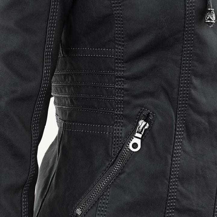 Lara | Wetterfeste, Stilvolle Damenjacke mit Abnehmbarer Kapuze 5