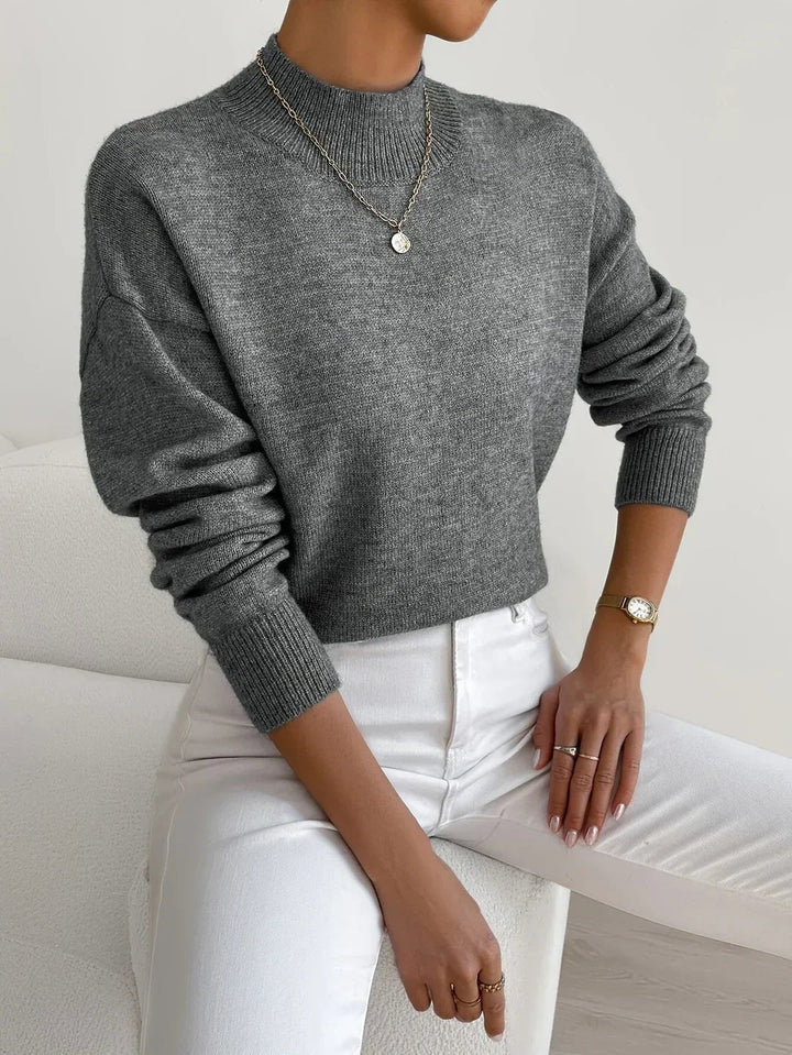 Layla | Damen-Rollkragenpullover mit lockerer Passform und langen Ärmeln 8
