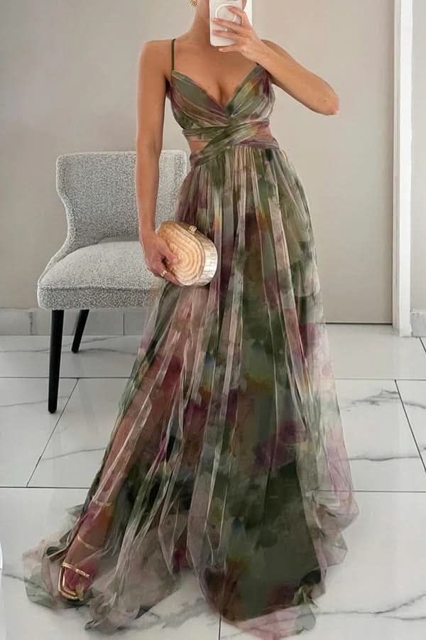 Lea | Romantisches Tüllkleid mit Blumenmuster 2