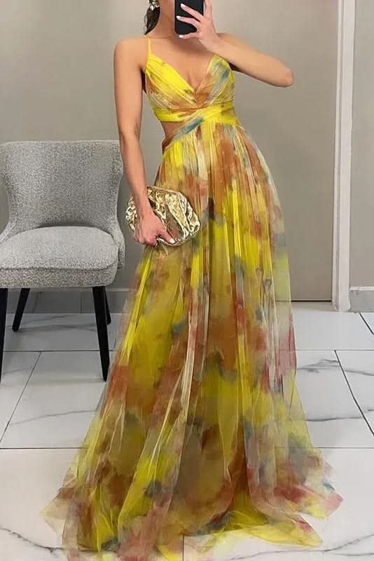 Lea | Romantisches Tüllkleid mit Blumenmuster 3
