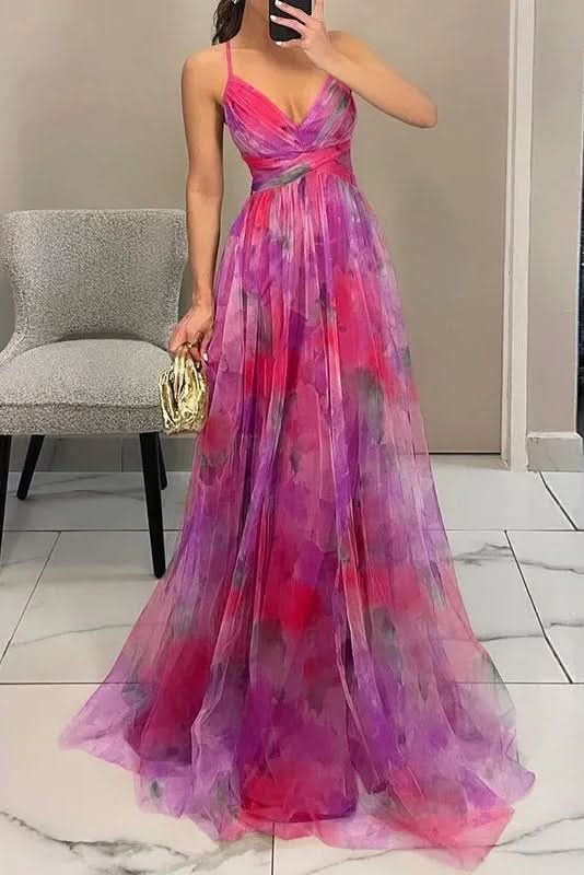 Lea | Romantisches Tüllkleid mit Blumenmuster 4