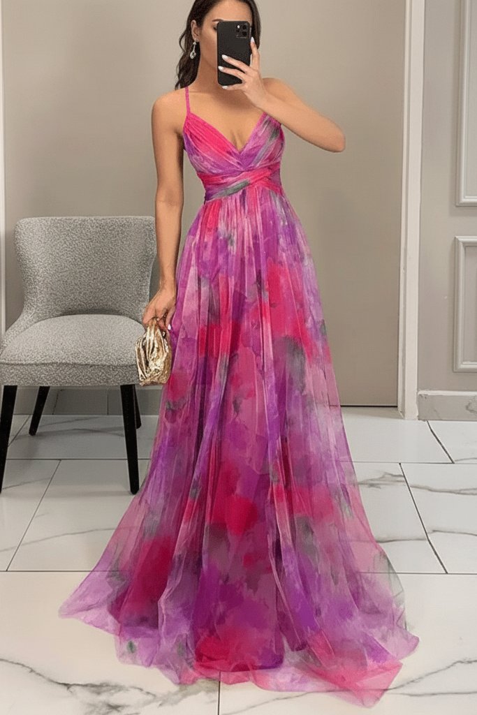 Lea | Romantisches Tüllkleid mit Blumenmuster 8