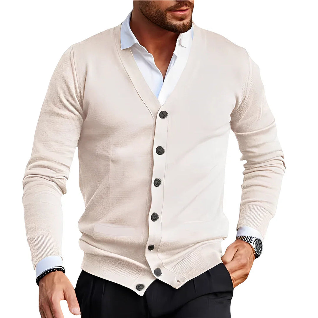 Lemann | Stilvolle und bequeme Herren-Freizeit Strickjacke 0