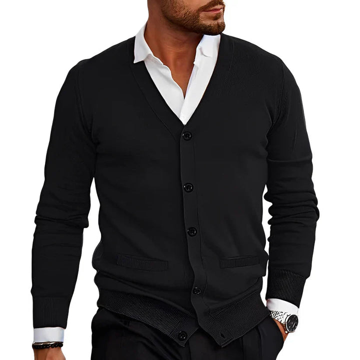 Lemann | Stilvolle und bequeme Herren-Freizeit Strickjacke 5