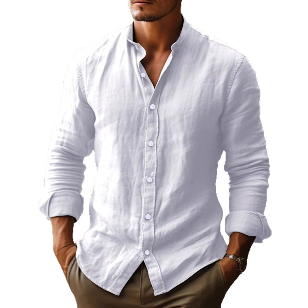 Leon | Leinenhemd Herren Sommer Atmungsaktiv Elegant Bequem Fit 5