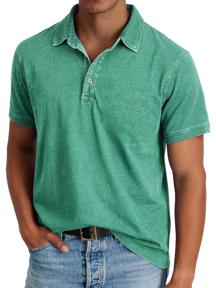 Leon | Poloshirt Herren Elegant Baumwolle Regular Fit Stylish 1