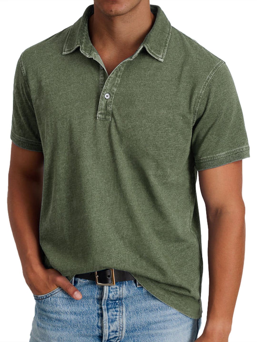 Leon | Poloshirt Herren Elegant Baumwolle Regular Fit Stylish 6
