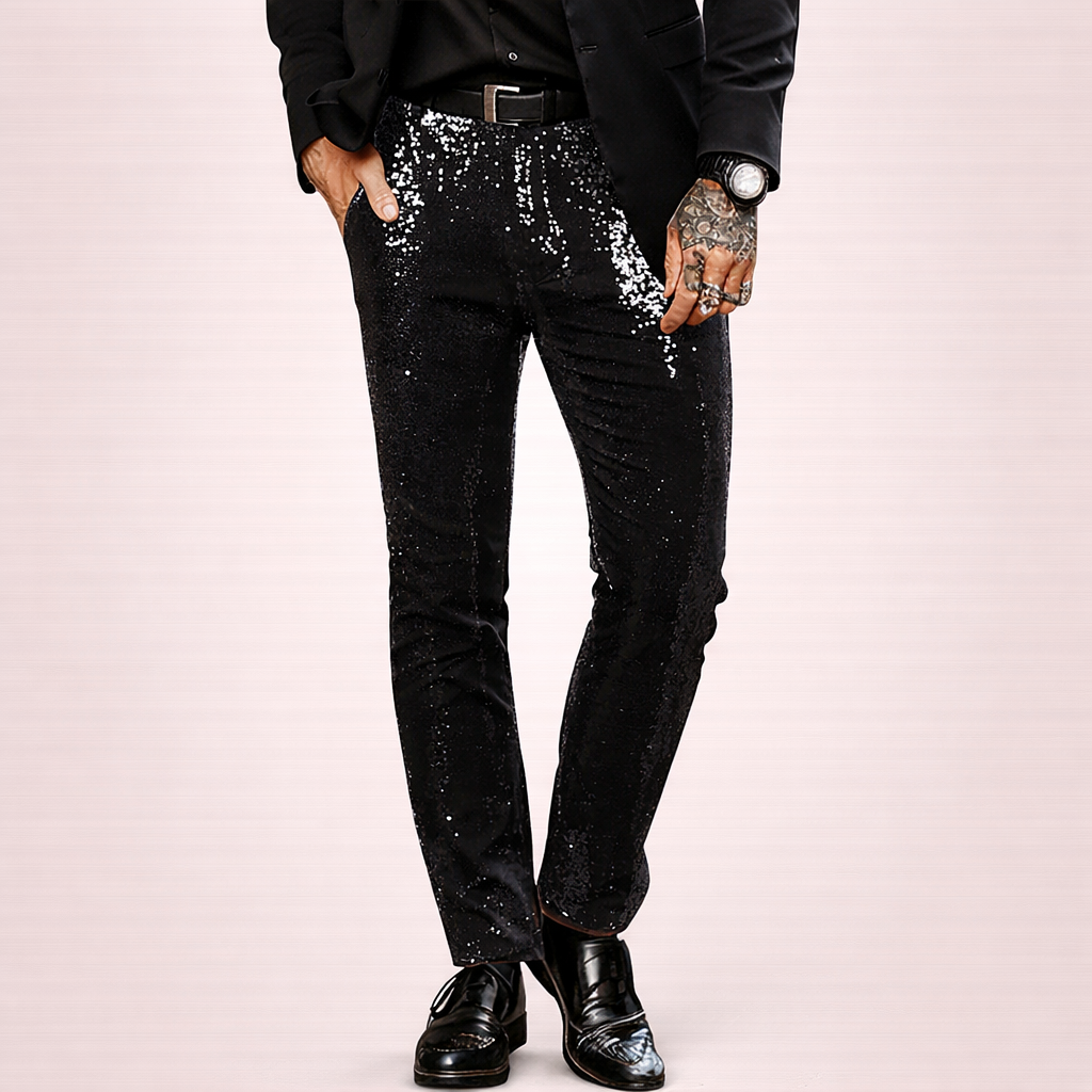 Liam | Glitzernde und bequeme Paillettenhose 1