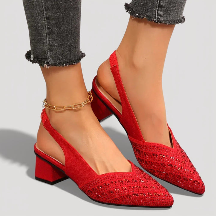 Lilia | Elegante, Glitzernde Slingback-Heels für Stilbewusste Frauen 2
